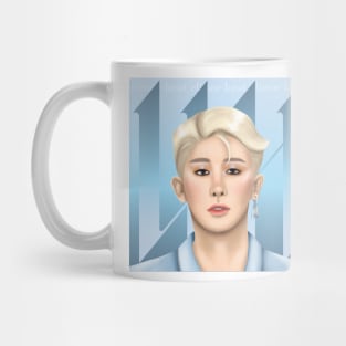 Wonho Portrait by Elinor Keat Mug